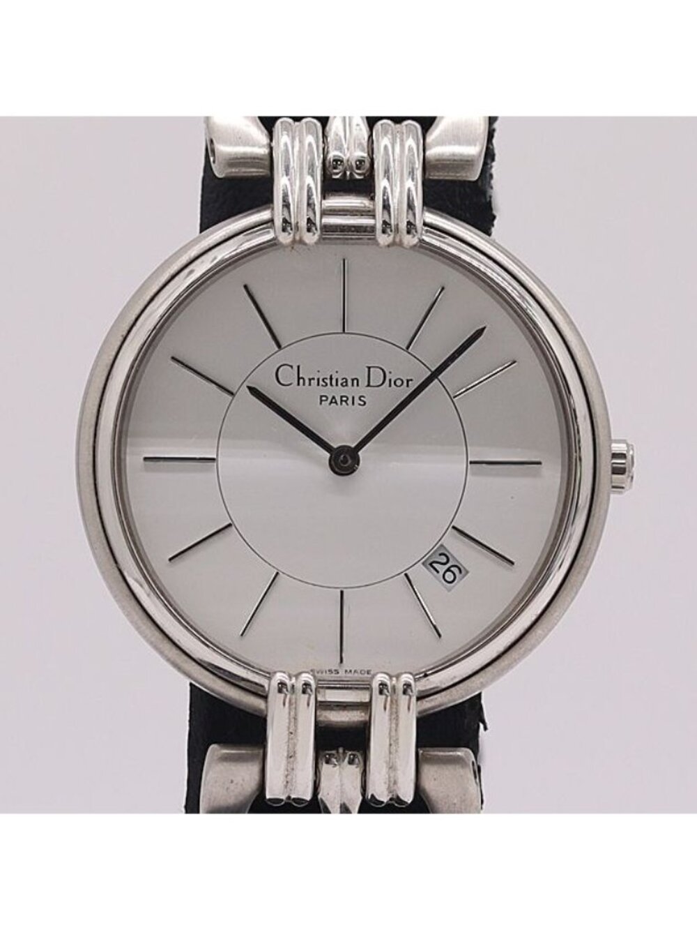 Dior Quartz White Dial Date Watch